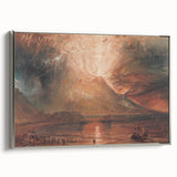 Historical Romanticism Canvas: Vesuvius in Eruption