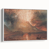 Historical Romanticism Canvas: Vesuvius in Eruption