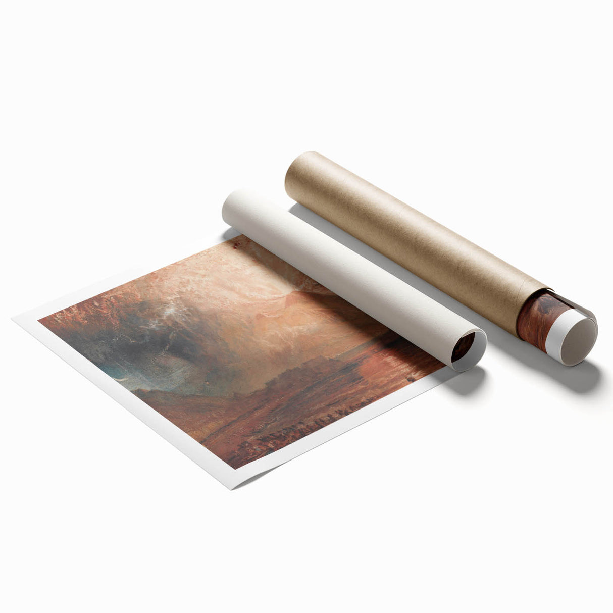 Historical Romanticism Canvas: Vesuvius in Eruption