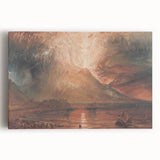 Historical Romanticism Canvas: Vesuvius in Eruption