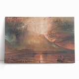 Historical Romanticism Canvas: Vesuvius in Eruption