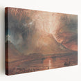 Historical Romanticism Canvas: Vesuvius in Eruption