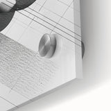 Dining Room Wall Decor - Geometric Black and White Art