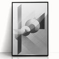 Dining Room Wall Decor - Geometric Black and White Art