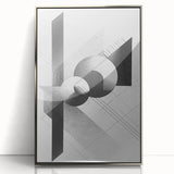 Dining Room Wall Decor - Geometric Black and White Art