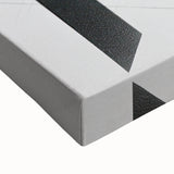 Dining Room Wall Decor - Geometric Black and White Art