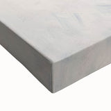 Close-up of an abstract floral design on a stretched canvas, showcasing vibrant colors and intricate details, perfect for modern home decor.