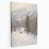 Abstract floral stretched canvas artwork showcasing vibrant colors and intricate designs, ideal for modern home decor. Side view highlights its depth and texture.