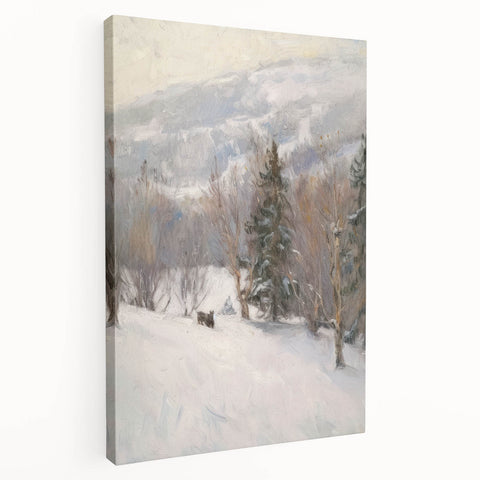 Abstract floral stretched canvas artwork showcasing vibrant colors and intricate designs, ideal for modern home decor. Side view highlights its depth and texture.