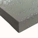 Close-up of an abstract landscape canvas artwork highlighting vibrant colors and textured brush strokes, perfect for modern home decor and artistic expression.