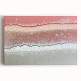 Abstract landscape canvas art featuring vibrant colors and fluid shapes, showcasing a modern artistic interpretation of nature, ideal for contemporary home decor.