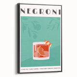 Black and white vintage poster art of a landscape on framed canvas, ideal for bedroom wall decor.