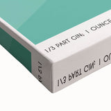 Large art of a black and white landscape painting on stretched canvas, ideal for bedroom wall decor.