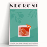 Large black and white stretched canvas featuring a minimalist design of food and drinks, ideal for kitchen wall art.