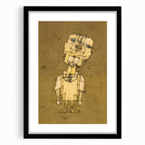 Ghost of a Genius - Abstract Modern Wall Art in Earthy Tones