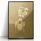 Ghost of a Genius - Abstract Modern Wall Art in Earthy Tones