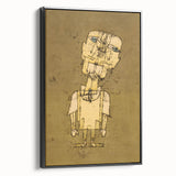 Ghost of a Genius - Abstract Modern Wall Art in Earthy Tones
