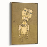 Ghost of a Genius - Abstract Modern Wall Art in Earthy Tones