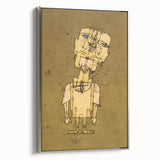 Ghost of a Genius - Abstract Modern Wall Art in Earthy Tones