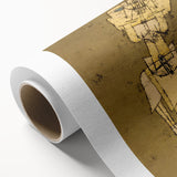 Ghost of a Genius - Abstract Modern Wall Art in Earthy Tones