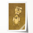 Ghost of a Genius - Abstract Modern Wall Art in Earthy Tones