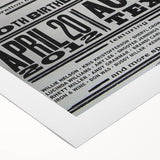 Johnny Cash Retro Wall Art Vintage Prints Black and White Poster