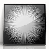 Modern Black and White Bedroom Wall Art - Framed and Canvas Prints