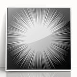 Modern Black and White Bedroom Wall Art - Framed and Canvas Prints