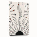 Dining Room Wall Decor – Abstract Sunburst Canvas Print