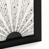 Dining Room Wall Decor – Abstract Sunburst Canvas Print