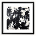 Modern Black & White Office Wall Art - Abstract Corporate Decor