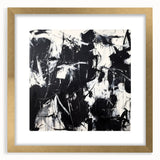 Modern Black & White Office Wall Art - Abstract Corporate Decor
