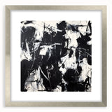 Modern Black & White Office Wall Art - Abstract Corporate Decor