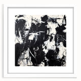 Modern Black & White Office Wall Art - Abstract Corporate Decor