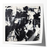 Modern Black & White Office Wall Art - Abstract Corporate Decor
