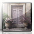 Large abstract wall art featuring mid-century modernist style, acrylic print in black frame, ideal for modern art wall decor.