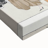 Chic Art Deco Wall Art – 1920s Fashionable Street Scene Illustration