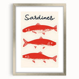 Textured abstract art print in muted gray and silver tones, framed with a silver mat, ideal for modern bedroom ambiance.