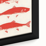 Extra large black wall art featuring colorful, textured dishes on a framed canvas, ideal for living room decor.