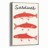 Landscape art painting featuring a colorful, vintage poster design on a framed canvas, ideal for enhancing black wall decor.