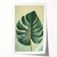 Floral and botanical wall art print featuring vibrant colors and intricate leaf designs, rolled and packaged securely for easy display in home decor.