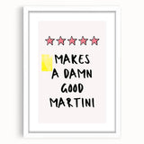 Abstract art print featuring swirling patterns in muted earth tones, framed with a white mat, suitable for dining room decor.