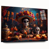 Festive Catrina Altar – Día de los Muertos Art Prints