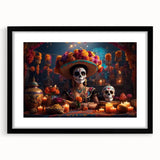 Festive Catrina Altar – Día de los Muertos Art Prints