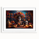Festive Catrina Altar – Día de los Muertos Art Prints
