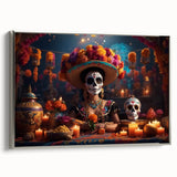 Festive Catrina Altar – Día de los Muertos Art Prints