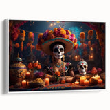 Festive Catrina Altar – Día de los Muertos Art Prints
