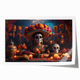 Festive Catrina Altar – Día de los Muertos Art Prints
