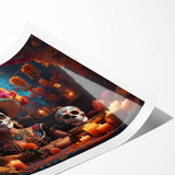 Festive Catrina Altar – Día de los Muertos Art Prints