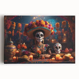 Festive Catrina Altar – Día de los Muertos Art Prints